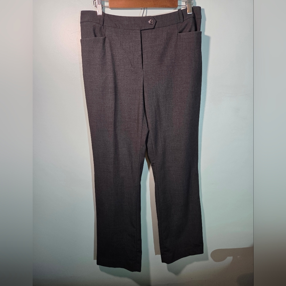 Calvin Klein Dark Gray Straight Leg Pants
